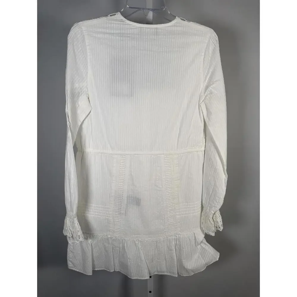 The Kooples Ladder Trim Cotton Lace Dress US Size Medium / FR 2 NWT $345 - Picture 6 of 10